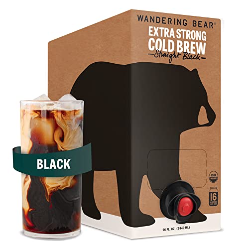 Straight Black Organic Cold Brew Coffee 