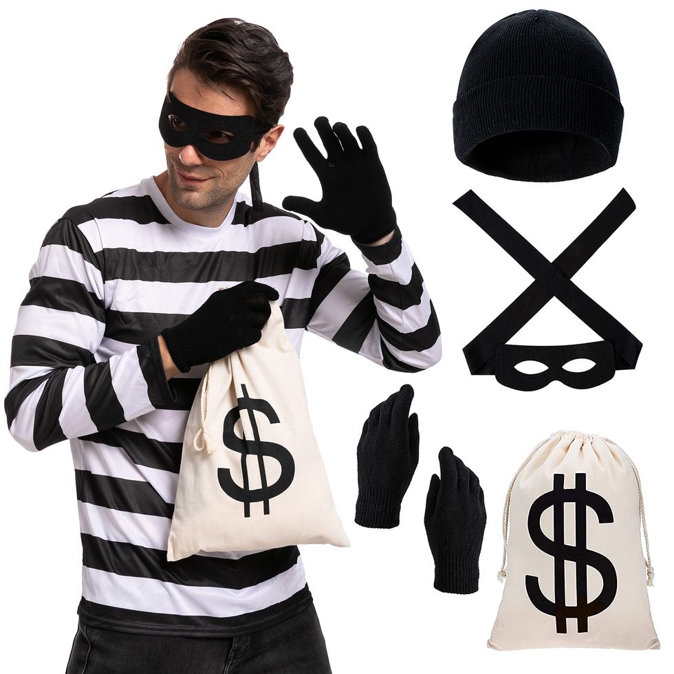 Halloween Adult Robber Costume Set