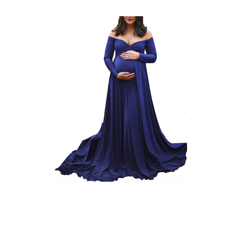 Casual Dresses Champagne Strapless Tutu Tulle Maternity Front High Split  Ruffles Pleated Long Robes For Pregnant Women Baby Shower Gown From  Hushangzhe, $102.19 | DHgate.Com