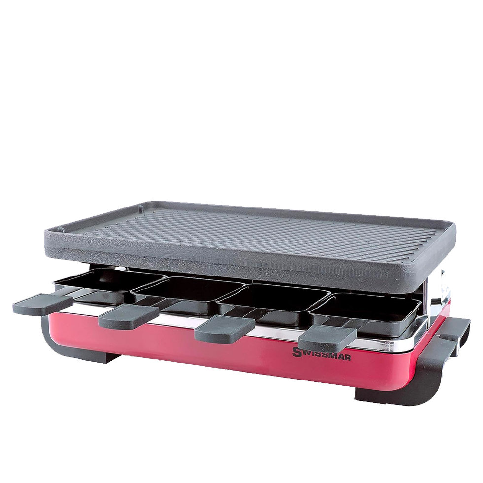 Classic 8-Person Raclette With Reversible Cast Iron Grill 