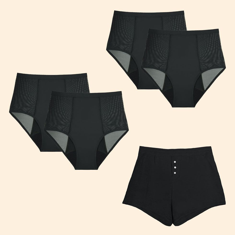 Pelvic Prolapse Support Underwear 4 Pieces High Waist Leakproof