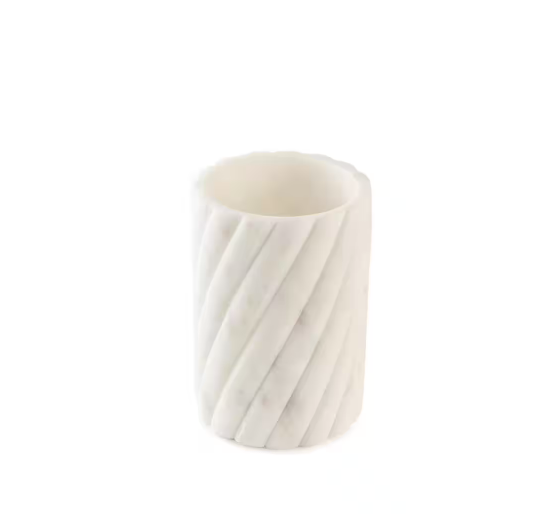 Gauri Kohli Taraz White Marble Wine Chiller