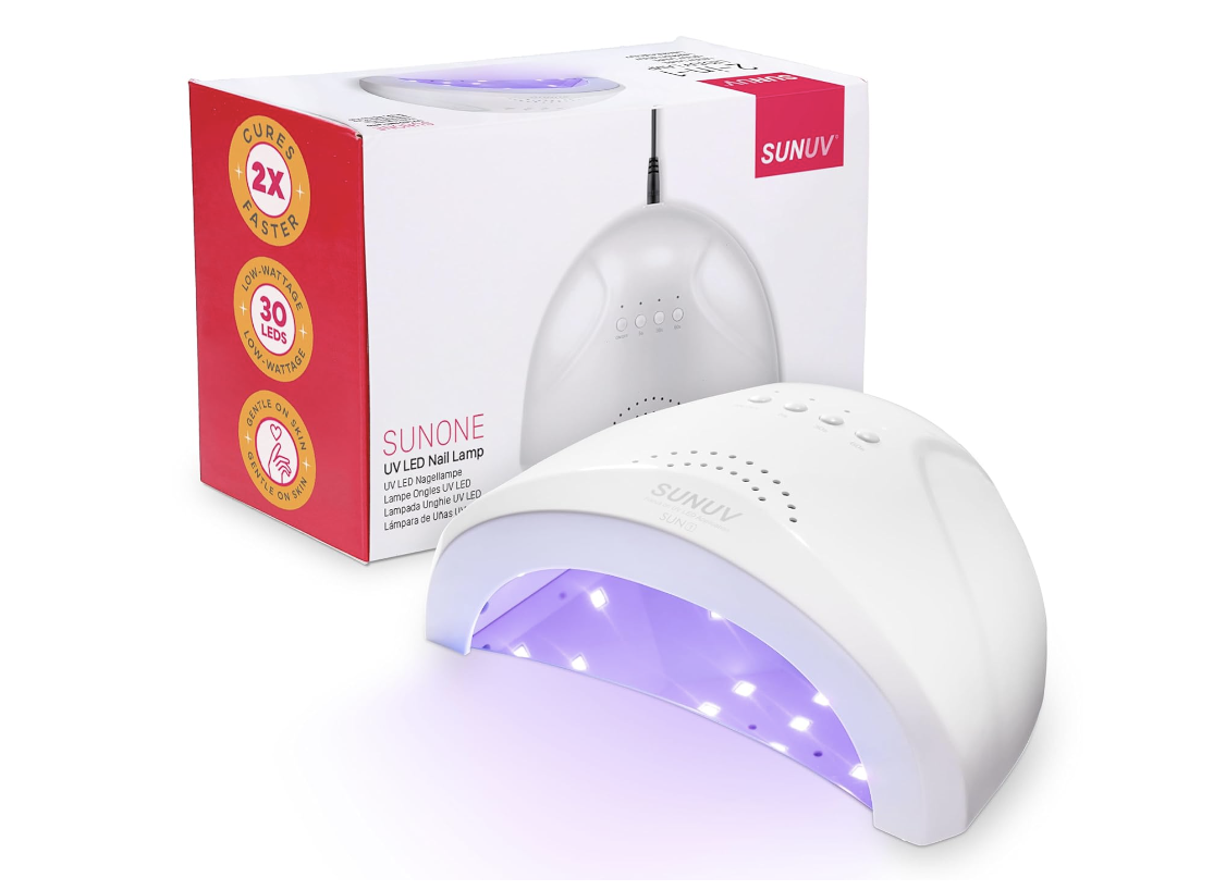 Buy UV Gel Nail Lamp,150W UV Nail Dryer LED Light for Gel Polish-4 Timers  Professional Nail Art Accessories,Curing Gel Toe Nails,White,1PK Online at  desertcartINDIA