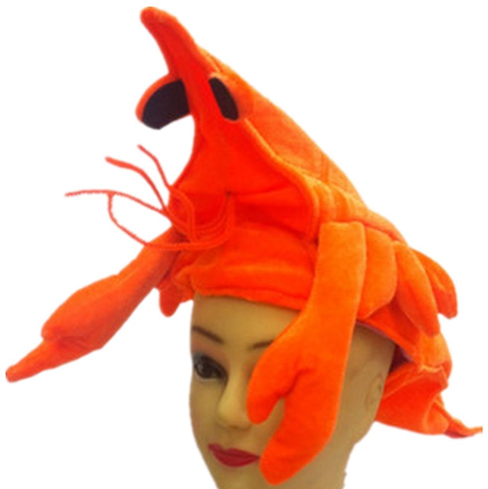 Funny Multicolor Halloween Shrimp Hat