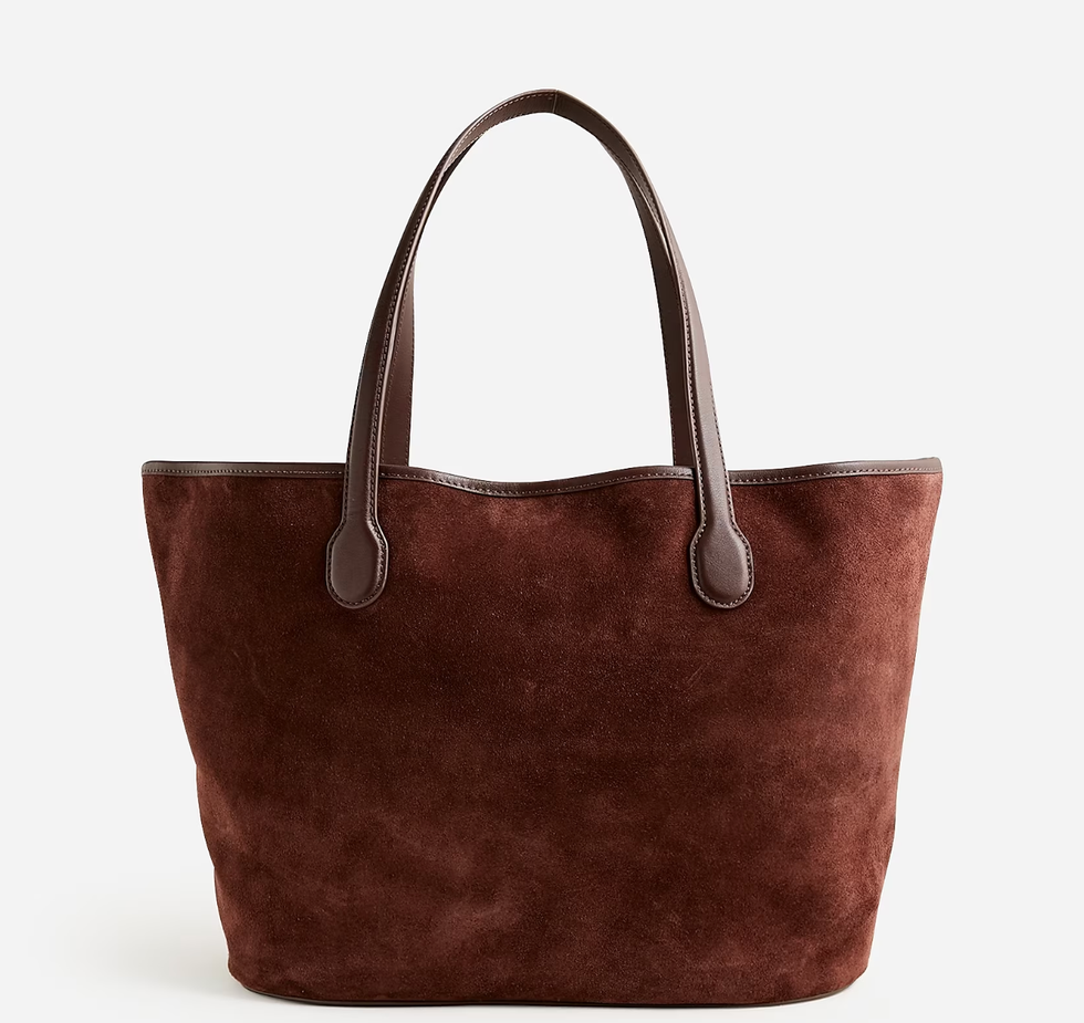 Berkeley bucket bag in leather and suede