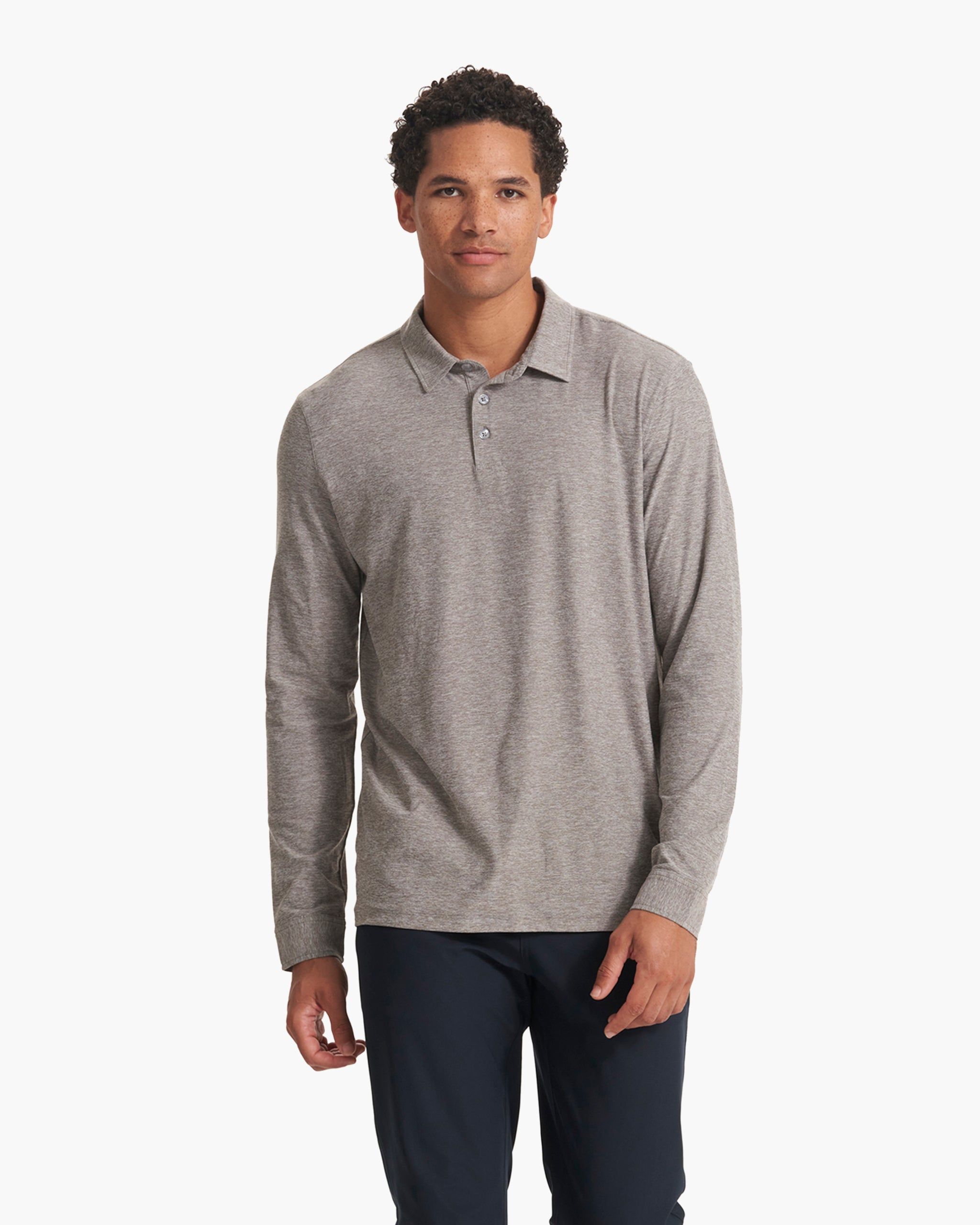 Cheap long sleeve store polo