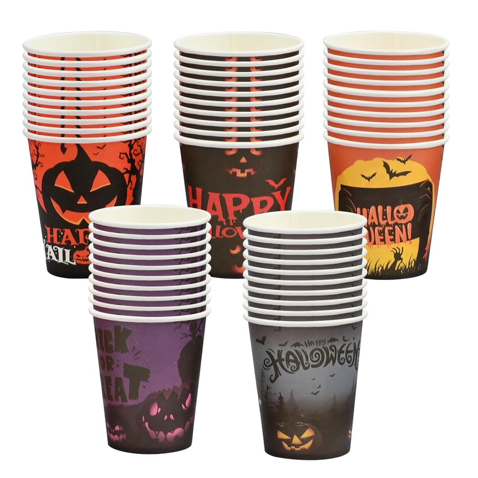  50 Pieces Halloween Party Cups 