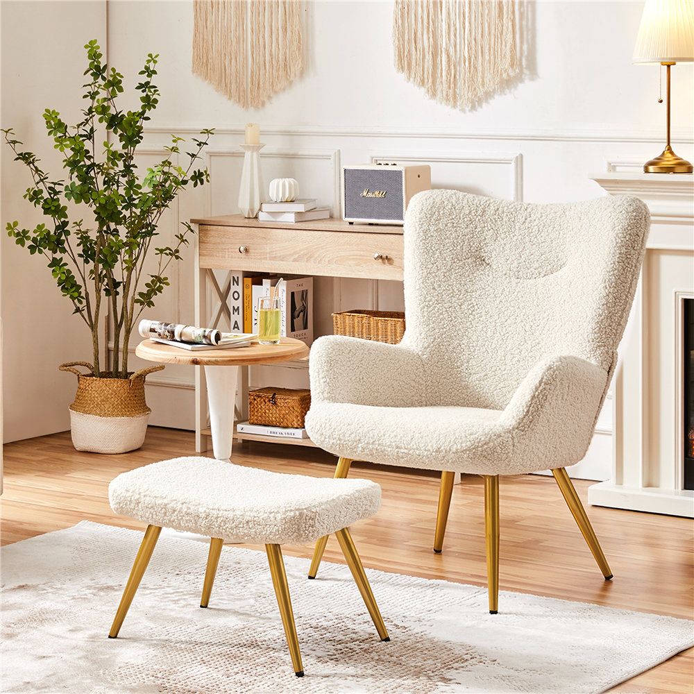 Boucle armchair deals