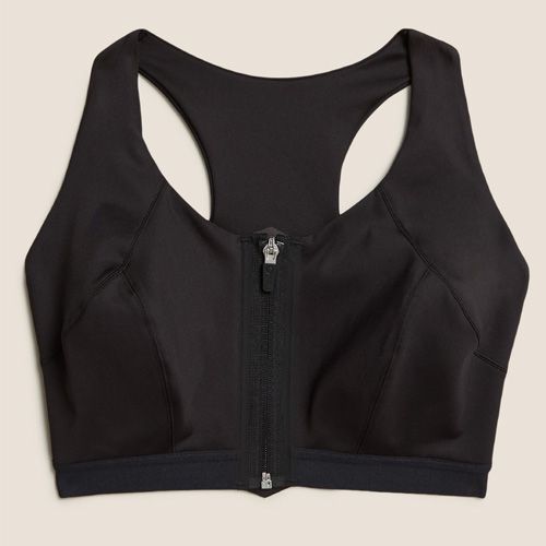 Armour High Crossback Zip Front Sports Bra  Front zip sports bra, Sports  bra, Low impact sports bra