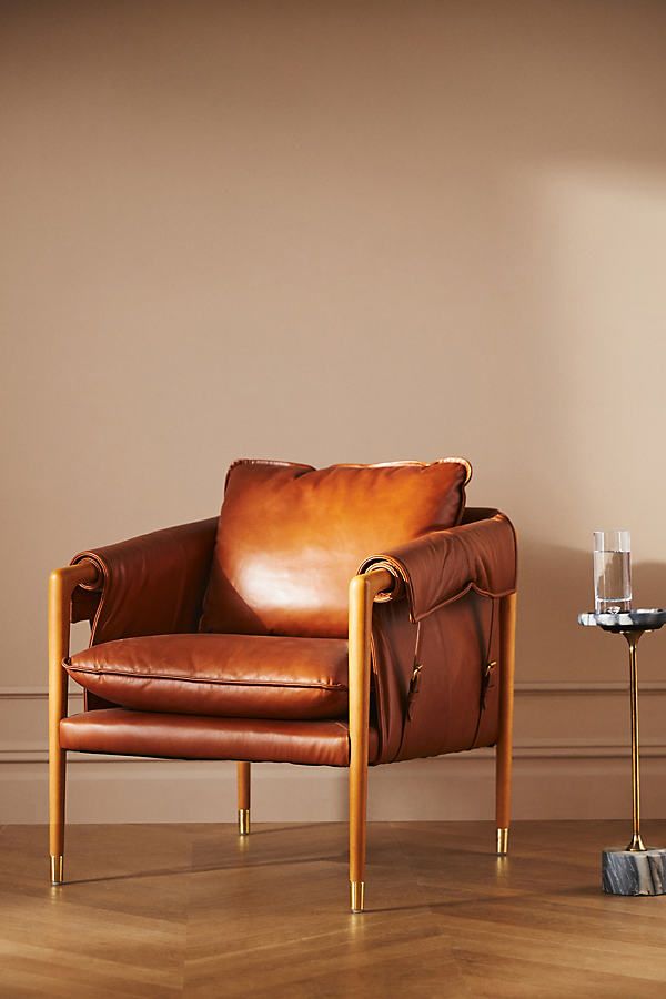 Small discount leather chair