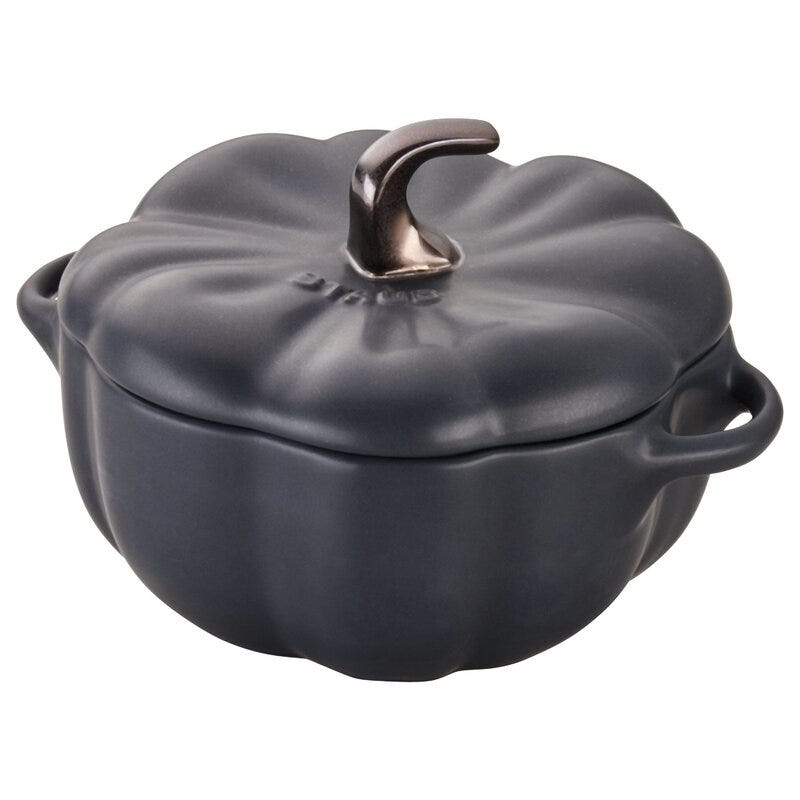 Chinoiserie Chic: Black Pumpkin Dutch Oven High/Low