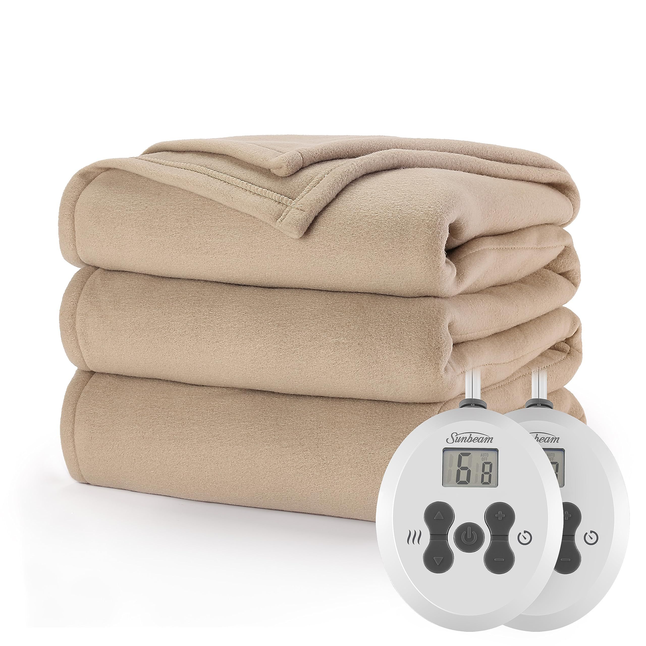 Sunbeam quilted electric blanket queen hot sale