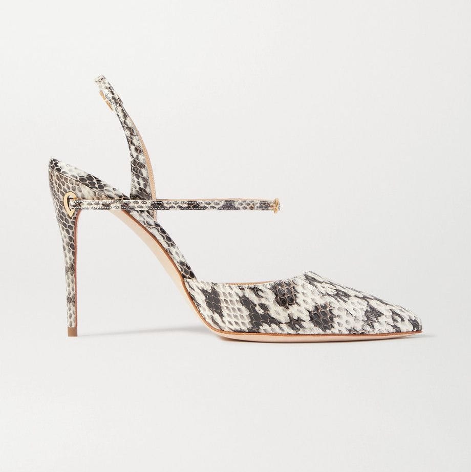 Vittorio 105 Elaphe Slingback Pumps Vittorio 105 Elaphe Slingback Pumps