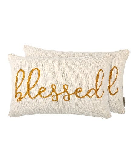 "Blessed" Throw pillow