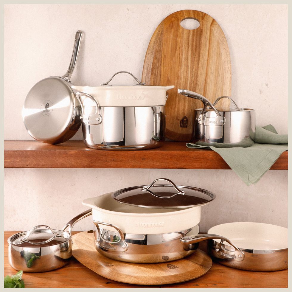 12-Piece Tri-Ply Stainless Steel Cookware Set
