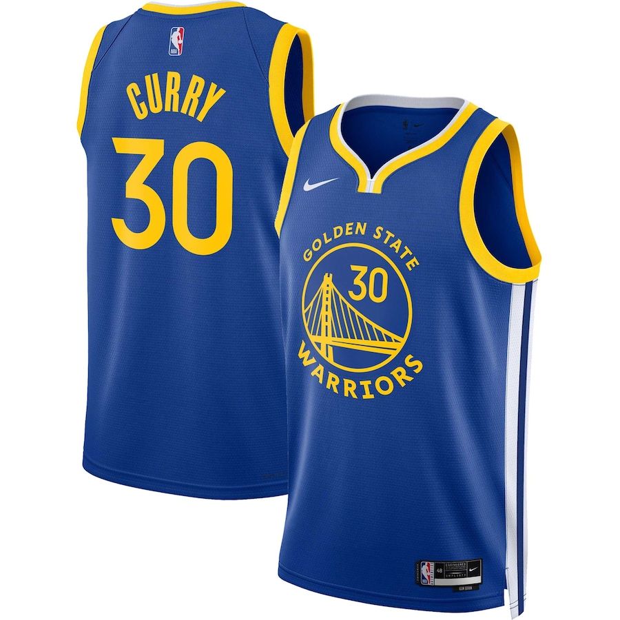 2021-22 Nike Stephen Curry Warriors Classic Edition Swingman