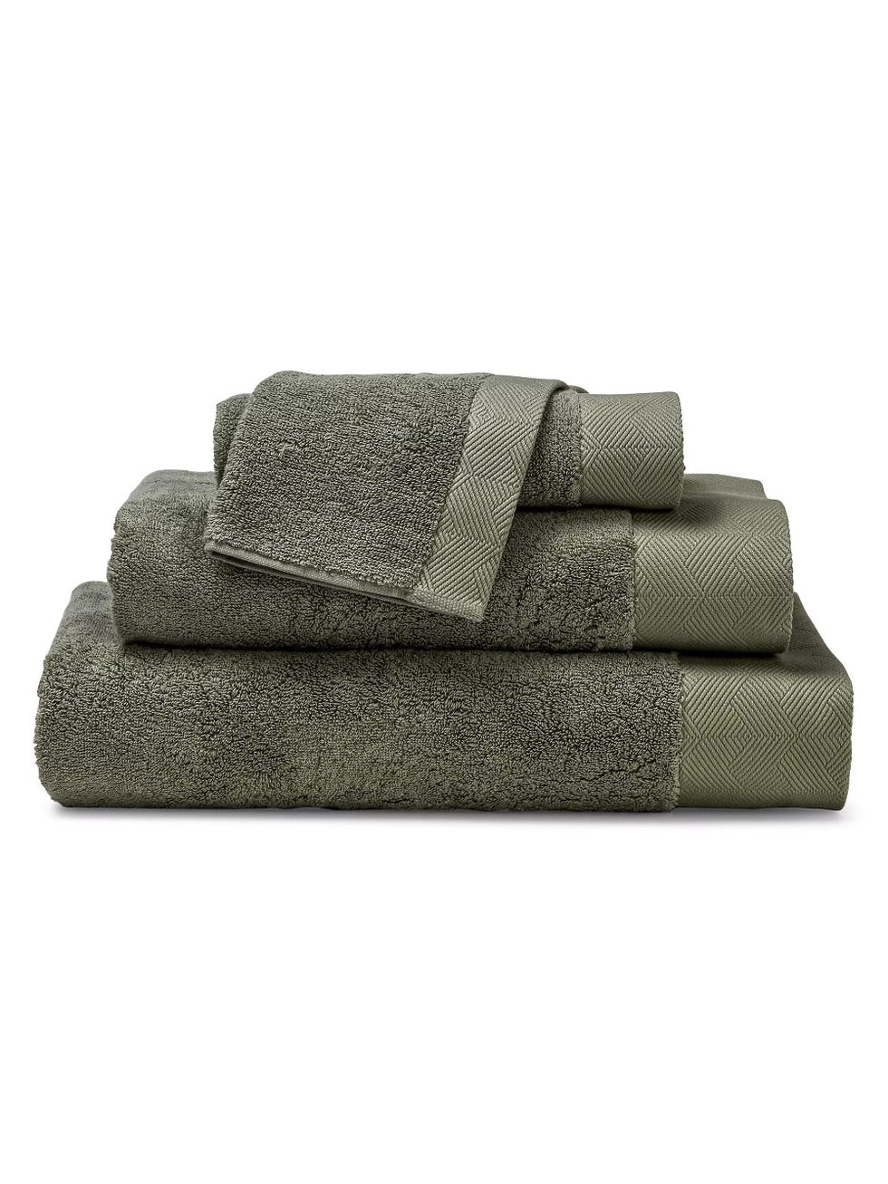 Frette Diamond Border Bath Sheet