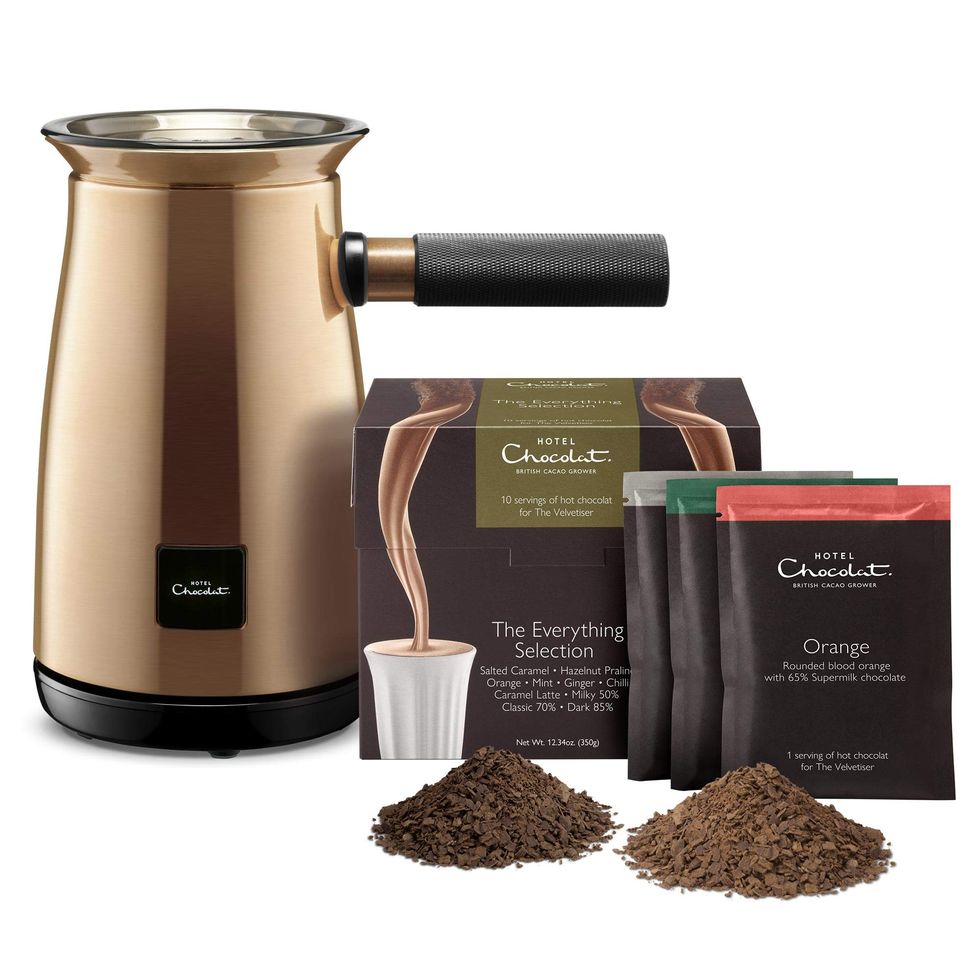 Hotel Chocolat Velvetiser Hot Chocolate Machine Complete Starter Kit