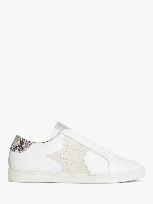 White trainers with store star on side