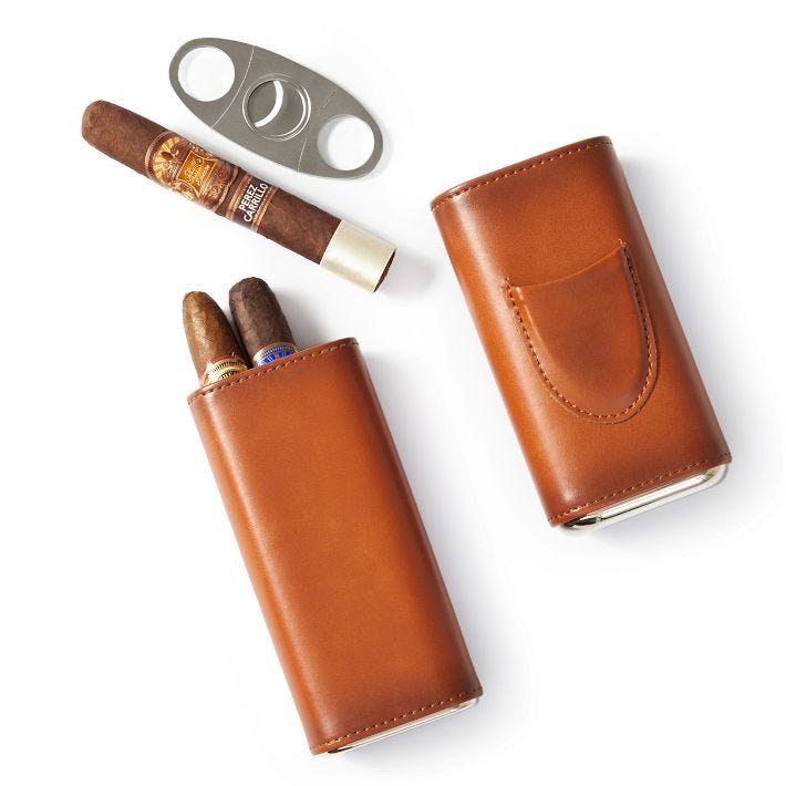 Leather Cigar Case Leather Cigar Case