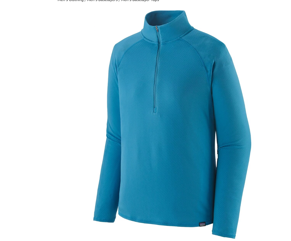 Capilene Midweight Zip-Neck Top - Men's