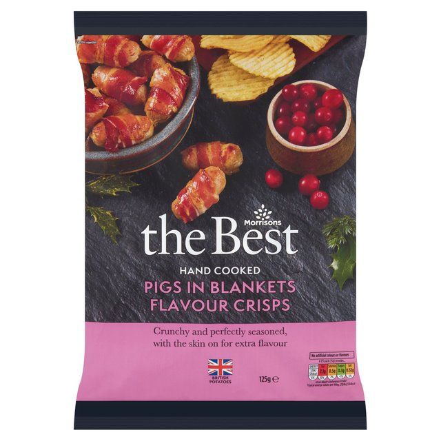 Morrisons The Best Pigs In Blankets Crisps 125g