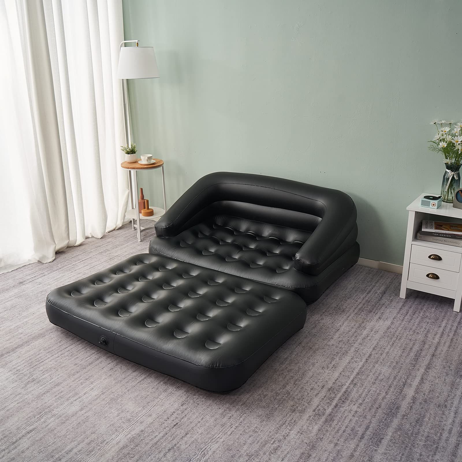 Inflatable deals couch bed