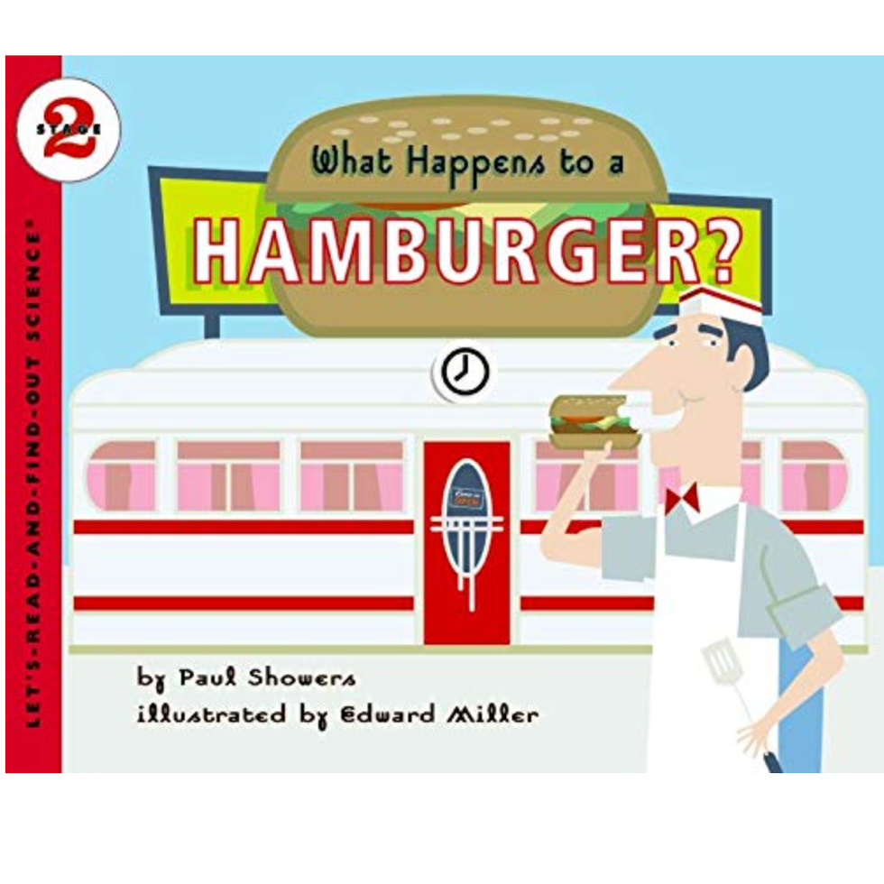 What Happens to a Hamburger? by Paul Showers and Illustrated by Edward Miller