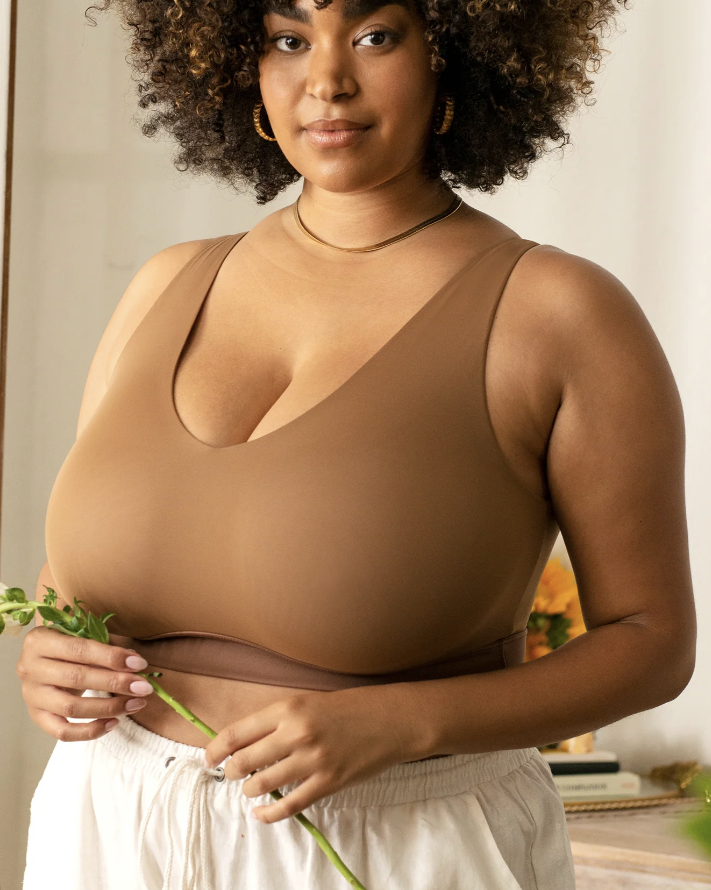 Shop Everyday Bralettes - The Bliss Triangle in Brown