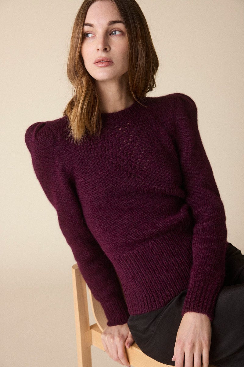 SISSY SWEATER - PLUM SISSY SWEATER - PLUM