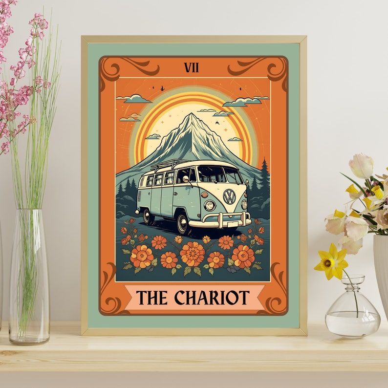 The Chariot Tarot Card Print