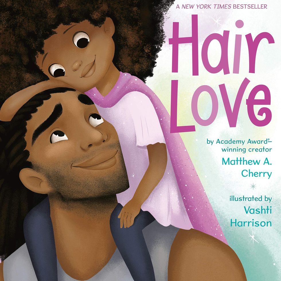 Hair Love by Matthew A. Cherry and Illustrated by Vashti Harrison