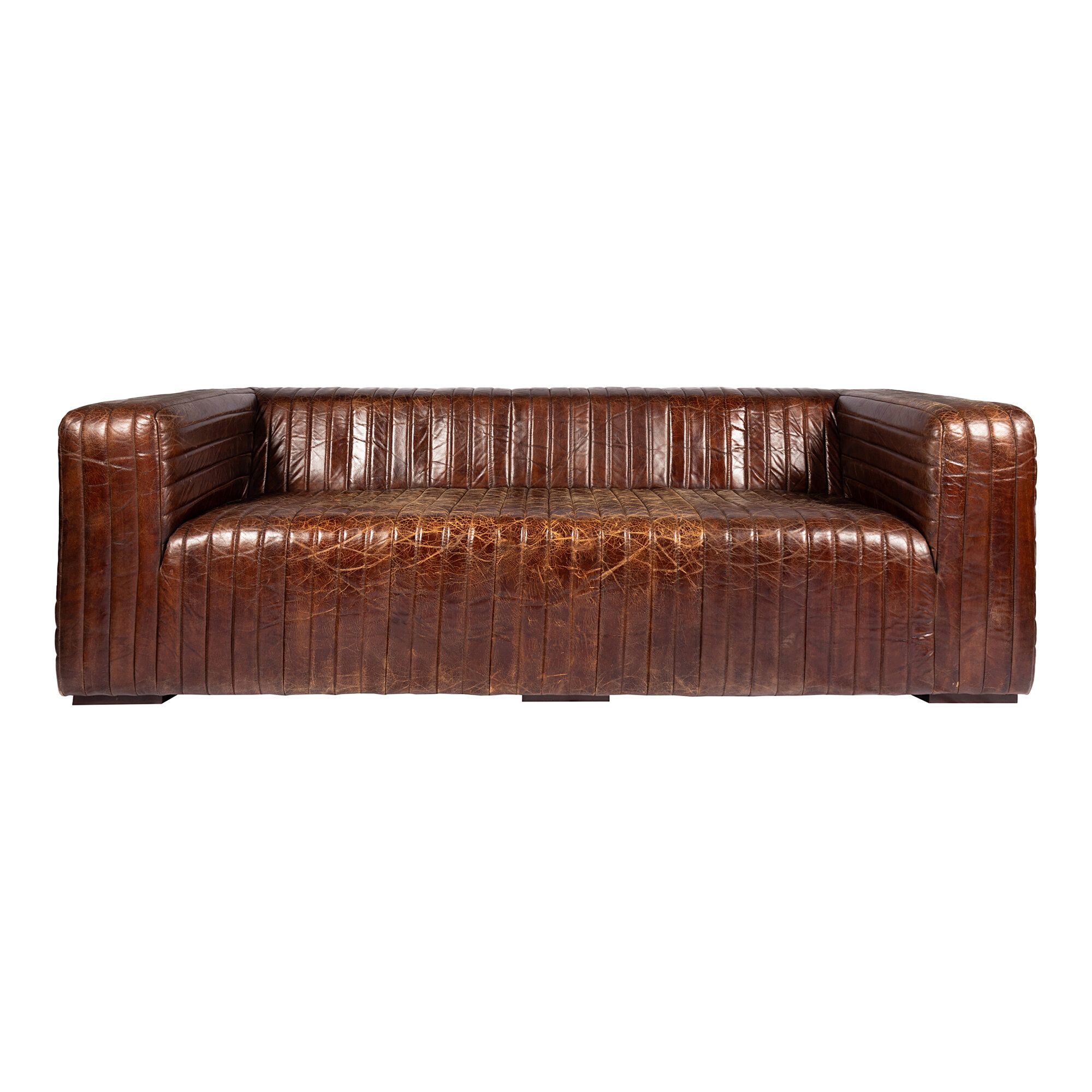 All modern deals leather couch