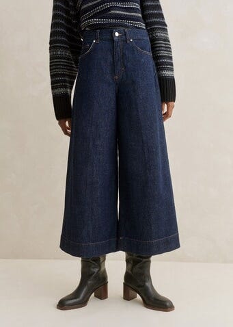 Cullottes: Worn In Culotte Jean