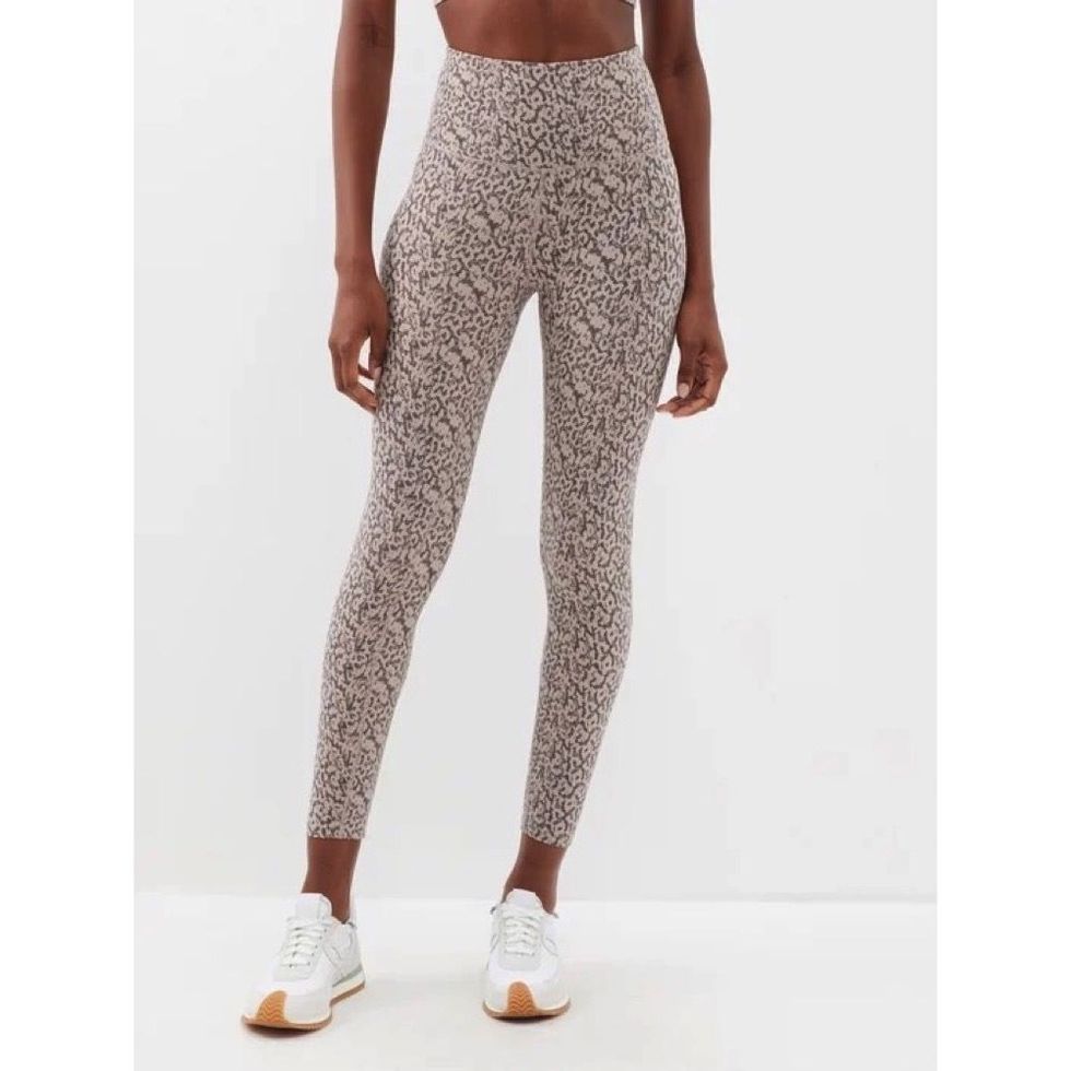LEOPARD LOW-WAIST FLARED TIGHTS – CULT FORM