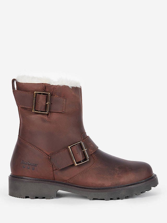 Derwent Nubuck Biker Boots, Brown