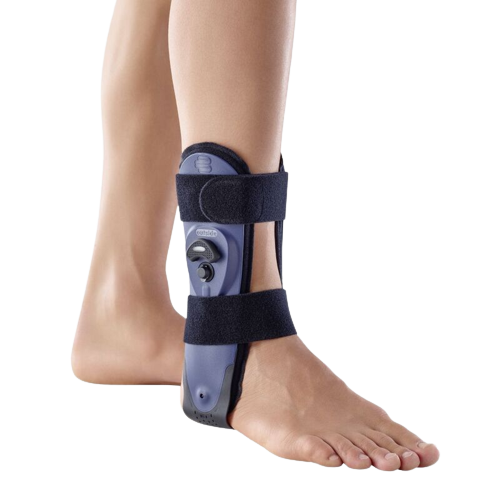 Use of external ankle support to provide stability and