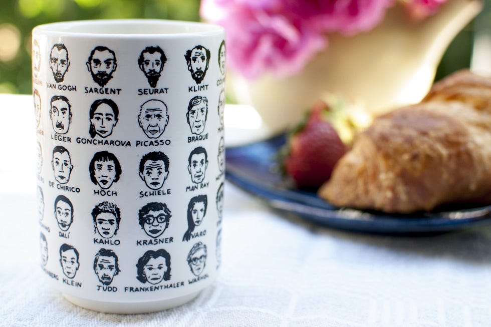 Modern Art Tea Cup