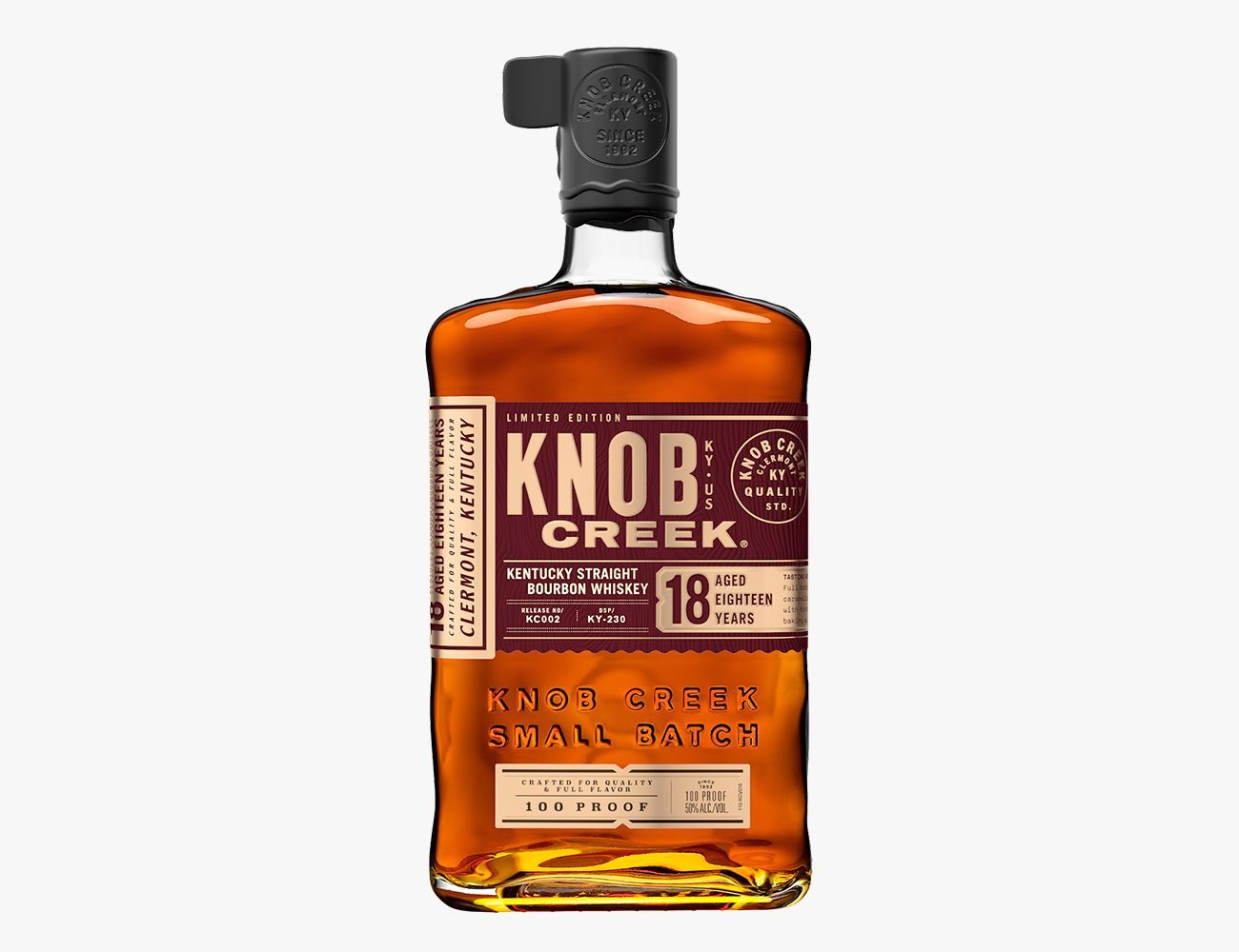 NEW RELEASE: 2023 Knob Creek 18 Year Bourbon plus Limited Ed. Knob Creek Cast  Iron Skillet