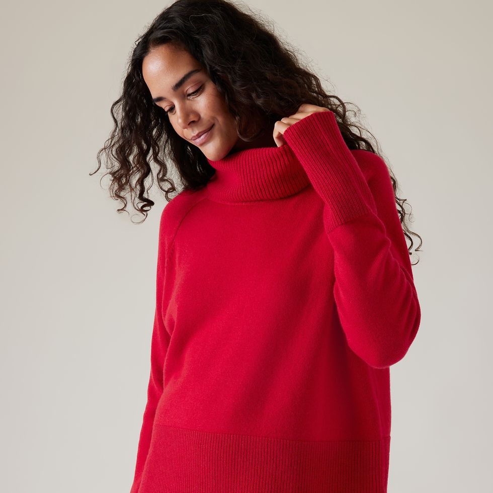Women's Alpine Wool-Cashmere Turtleneck Sweater