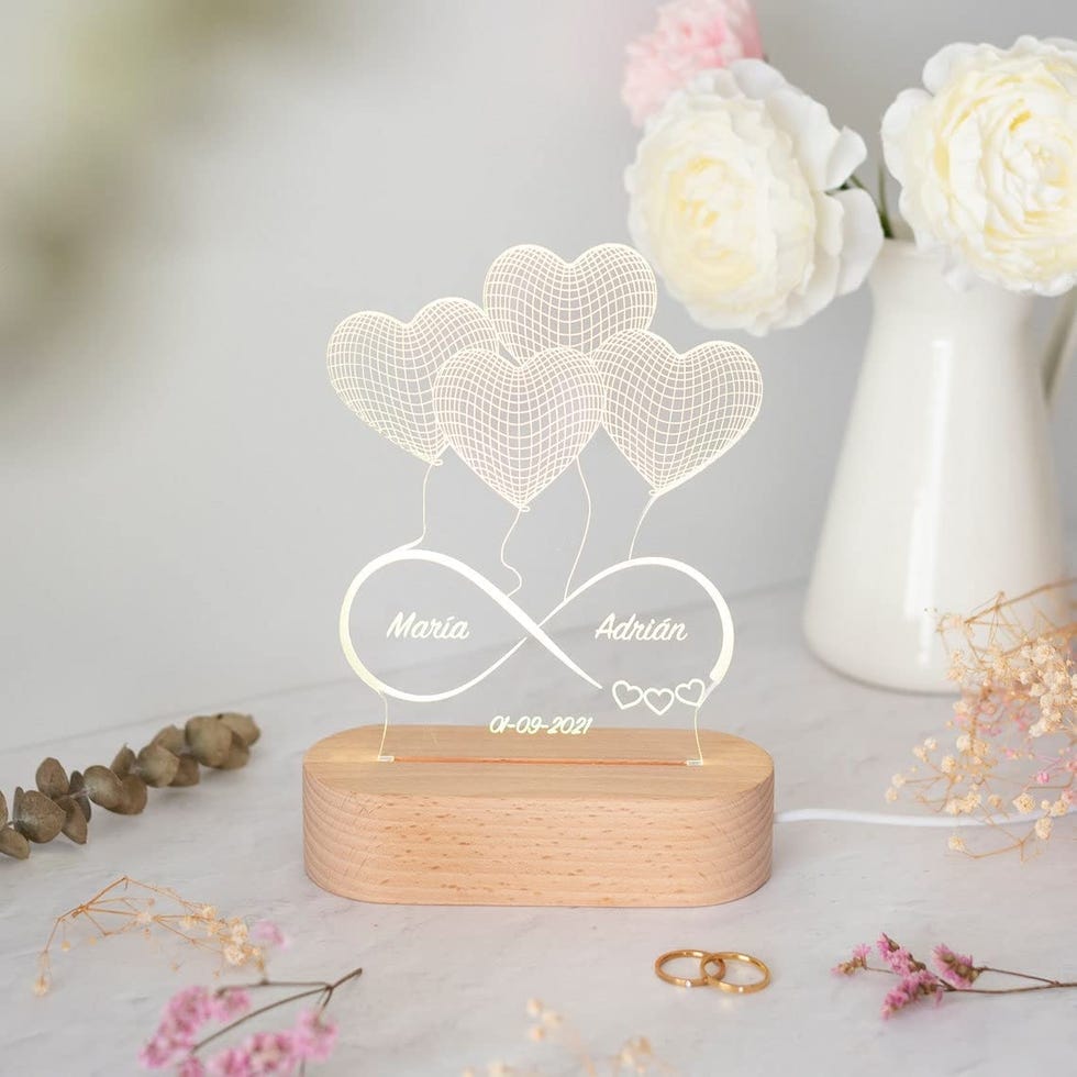 Lámpara de infinito personalizada