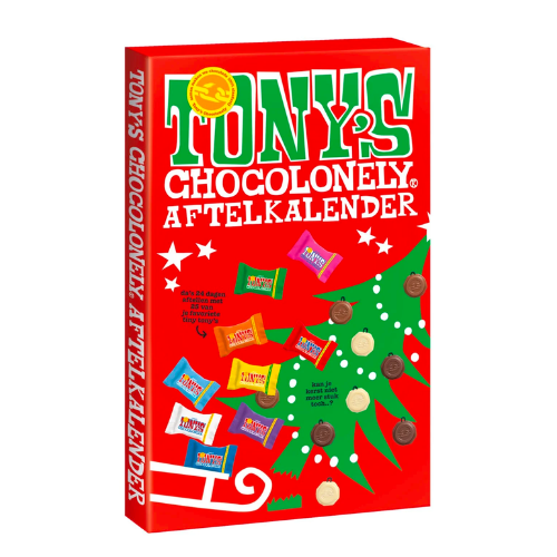 Tony's Chocolonely Kerst chocolade adventskalender