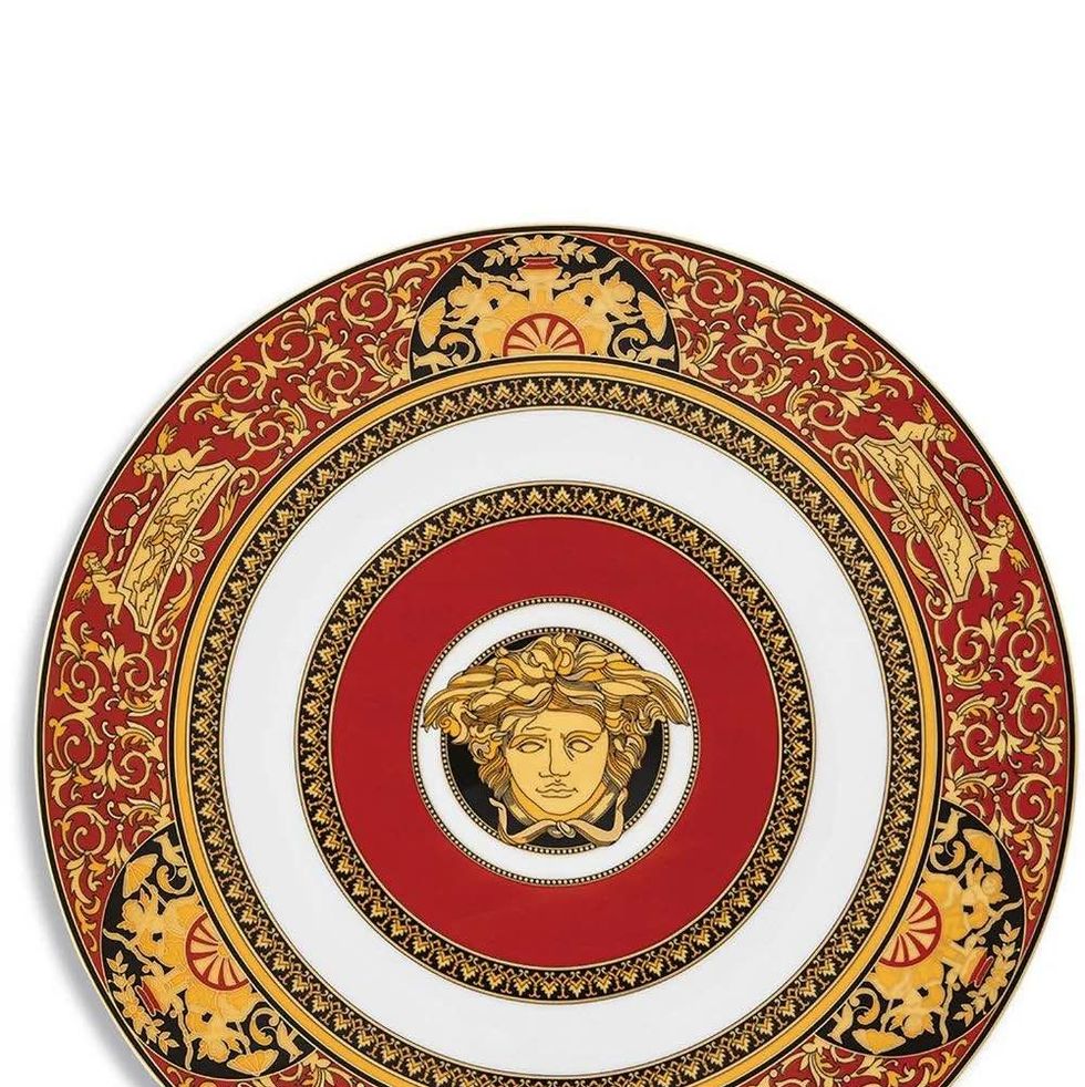 'Medusa' porcelain serving plate