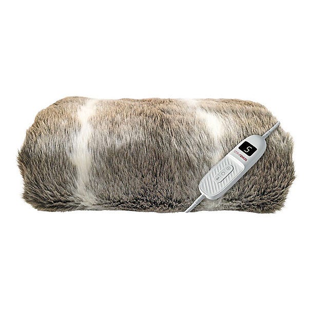 StaySnug Faux Fur Heated Throw