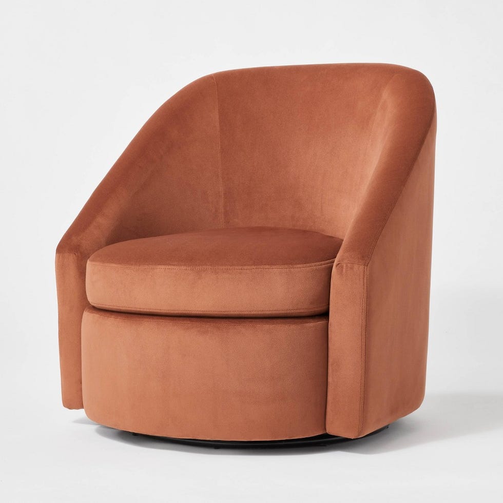 Slope Arm Swivel Chair 