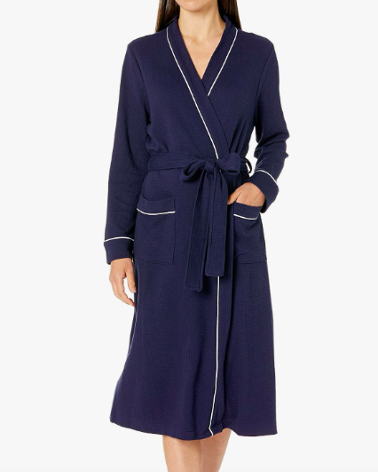 Bata con cremallera para mujer, bonito camisón con bolsillos, bata de baño  larga de felpa, pijama de franela de invierno con capucha (color: gris