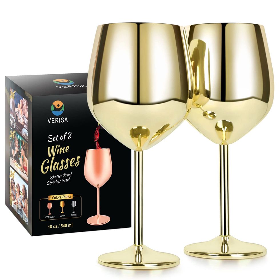 Shatterproof wine glasses (set of 4) set sail