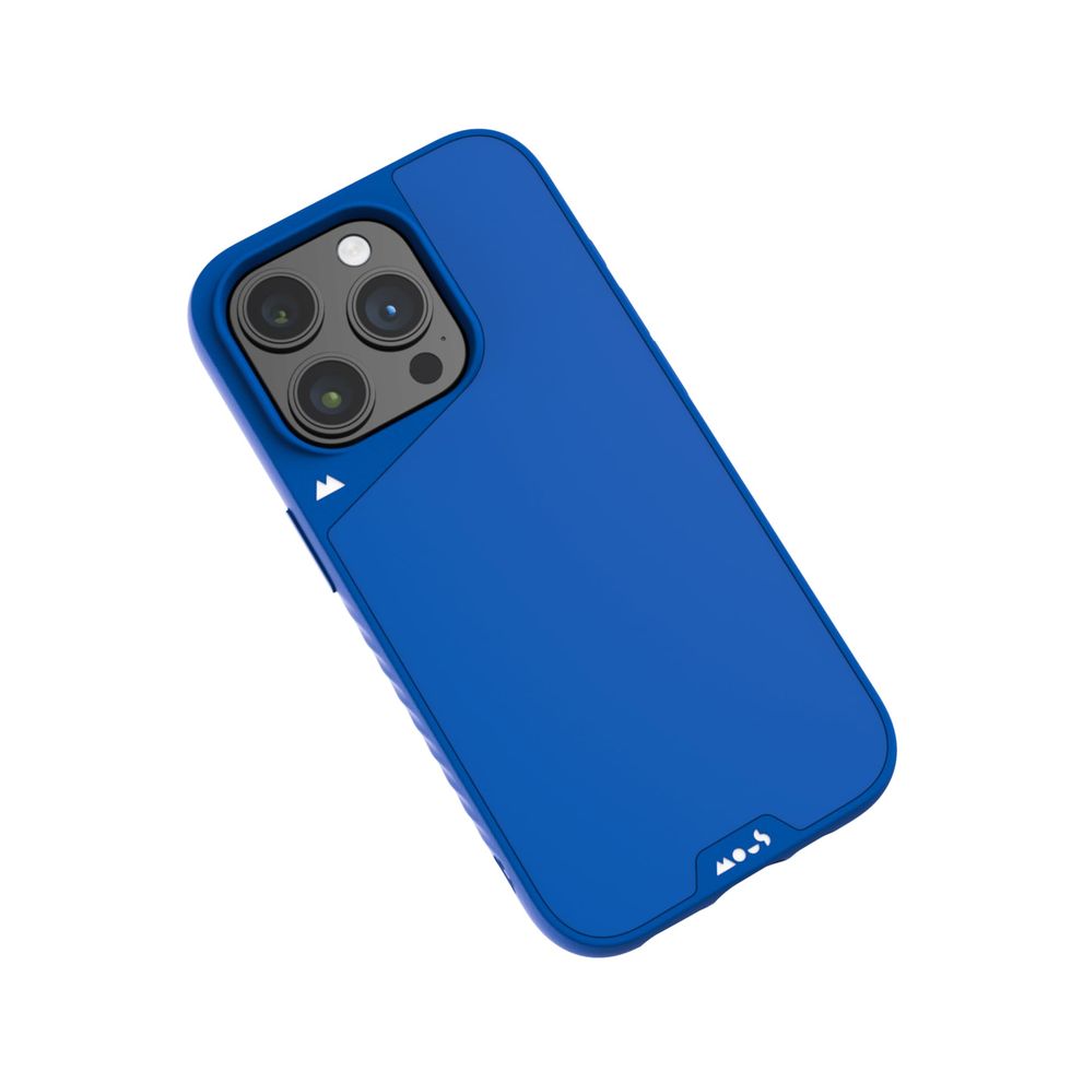 iPhone 13 Mini Case from BandWerk – Ostrich | Blue Black