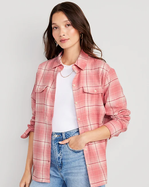 Essentials Women's Long-Sleeve Classic-Fit Lightweight Flannel  Shirt, Black White Gradient Plaid, X-Small : : Clothing, Shoes &  Accessories