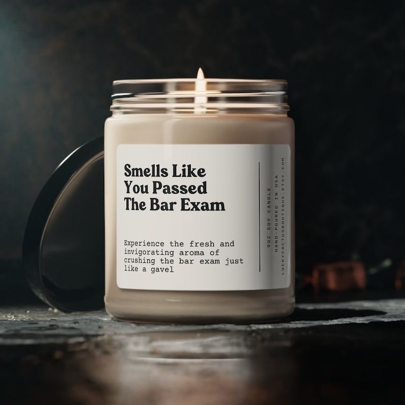 Smells Like You Passed The Bar Exam Candle